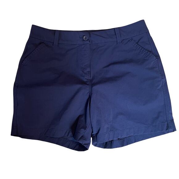 Vineyard Vines Women's 5 Inch Performance Shorts.  Navy Blue Size 14 - Picture 1 of 7